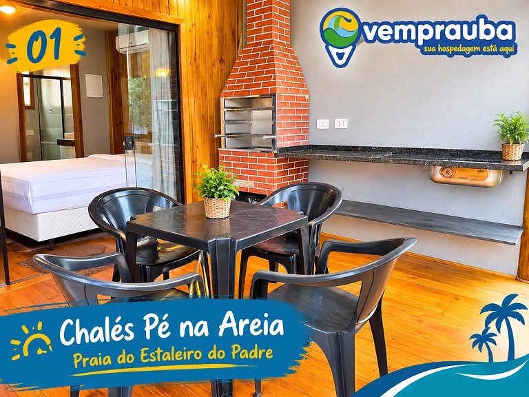 Chalé Pé na Areia 01